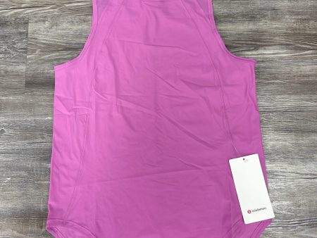 Athletic Tank Top By Lululemon In Purple, Size: 6 For Sale