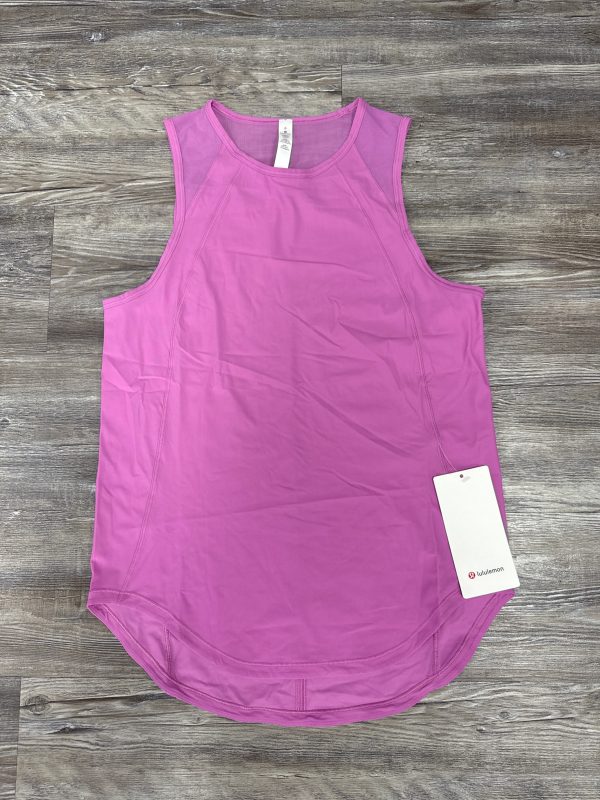 Athletic Tank Top By Lululemon In Purple, Size: 6 For Sale