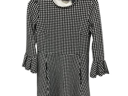 Dress Designer By Kate Spade In Black & White, Size: M Sale