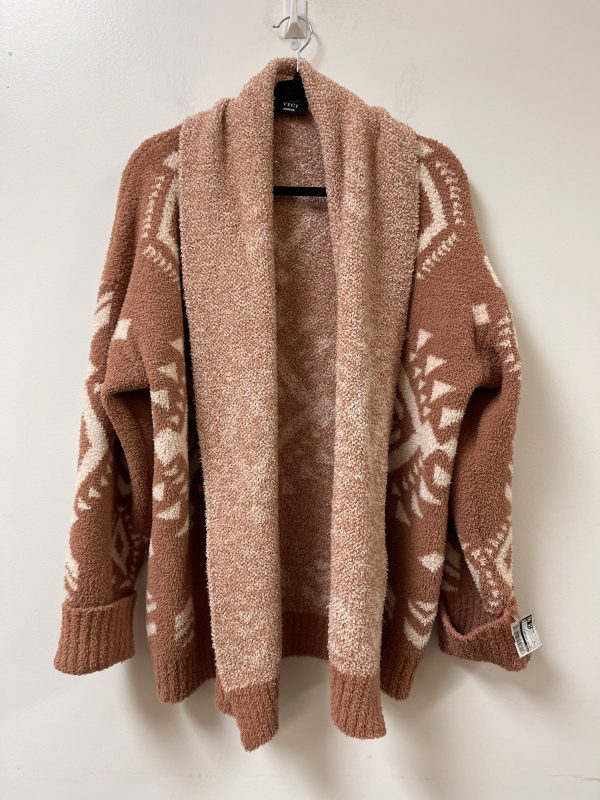 Sweater Cardigan By Vici In Tan, Size: M Online Sale