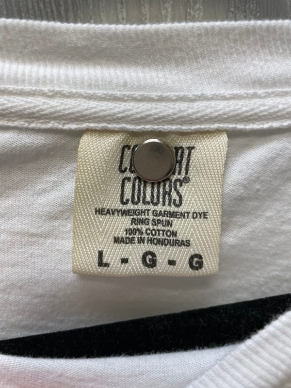 Top Long Sleeve By Comfort Colors In White, Size: L on Sale