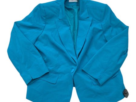 Blazer By Calvin Klein In Teal, Size:20 Supply