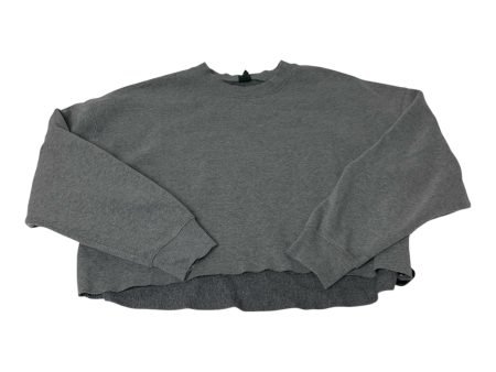 Athletic Top Long Sleeve Crewneck By Wild Fable In Grey, Size: L For Sale