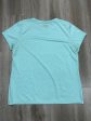 Athletic Top Short Sleeve By Under Armour In Blue, Size: Xl Cheap