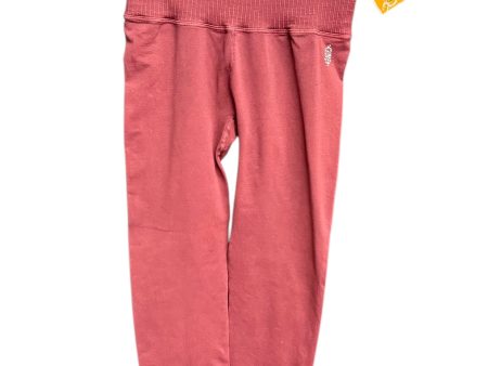 Athletic Leggings By Free People In Red, Size: M Cheap