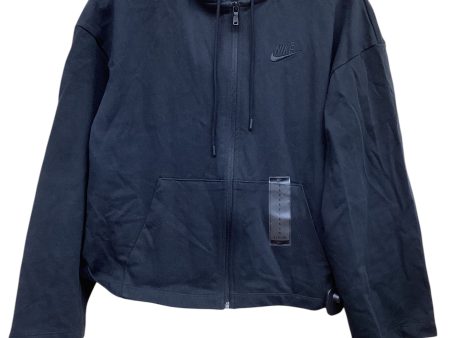 Athletic Sweatshirt Hoodie By Nike In Black, Size: S For Sale