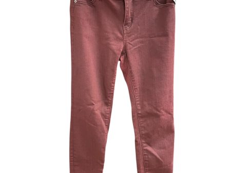 Jeans Skinny By Altard State In Maroon, Size: 8 For Cheap