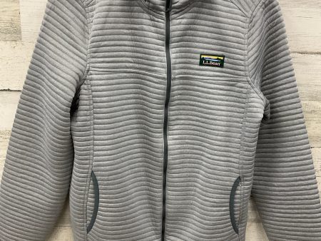 Athletic Jacket By L.l. Bean In Grey, Size: M Fashion