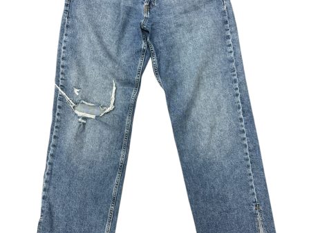 Jeans Wide Leg By Gap In Blue Denim, Size: 6 Online Sale