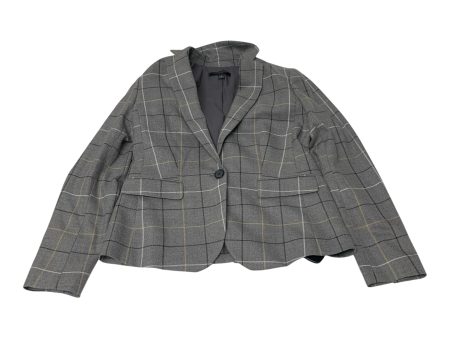 Blazer By Ann Taylor In Grey, Size: 2p Cheap