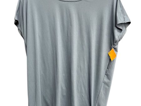 Athletic Top Short Sleeve By Spanx In Grey, Size: Xl Cheap