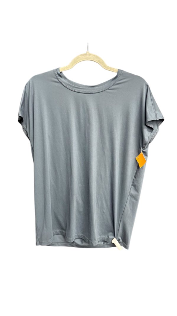 Athletic Top Short Sleeve By Spanx In Grey, Size: Xl Cheap