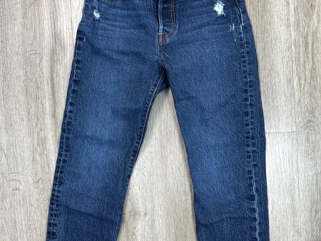 Jeans Cropped By Levis In Blue Denim, Size: 0 Sale