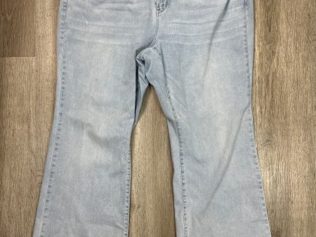 Jeans Wide Leg By Judy Blue In Blue Denim, Size: 22 For Sale