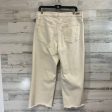 Jeans Wide Leg By Liverpool In Cream Denim, Size: 14 Hot on Sale