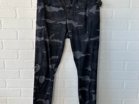 Athletic Pants By Athleta In Black & Grey, Size: 10 Online Hot Sale