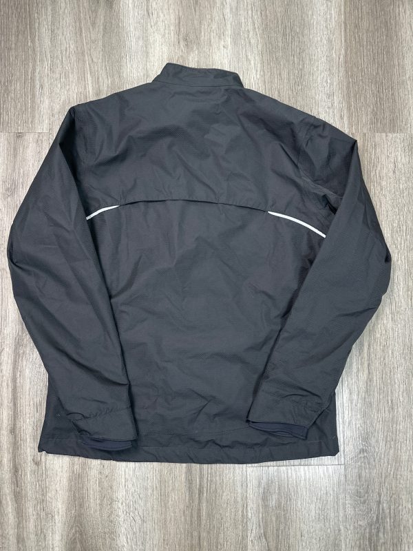 Athletic Jacket By Asics In Black, Size: M Sale