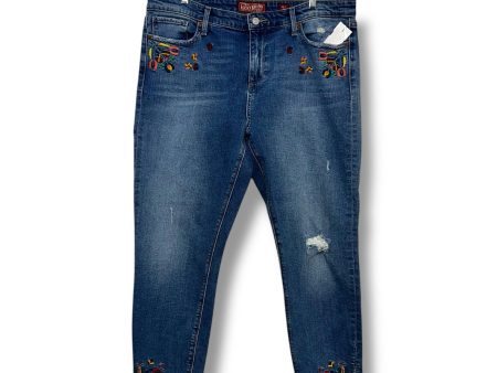 Jeans Straight By Lucky Brand In Blue Denim, Size: 14 Online Hot Sale