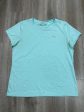 Athletic Top Short Sleeve By Under Armour In Blue, Size: Xl Cheap