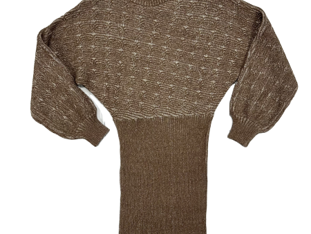 Dress Sweater By Sage the Label In Brown, Size: M Online Hot Sale