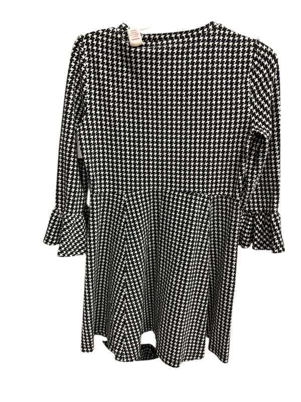 Dress Designer By Kate Spade In Black & White, Size: M Sale