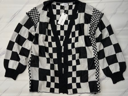 Sweater Cardigan By Cmc In Checkered Pattern, Size: M on Sale