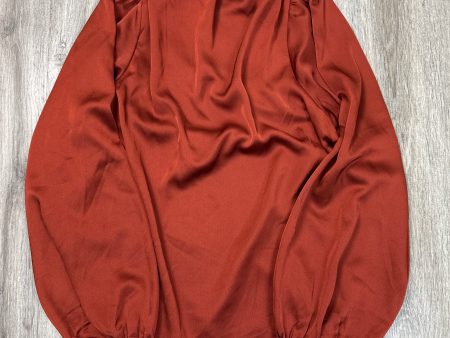 Blouse Long Sleeve By Entro In Orange, Size: L Cheap