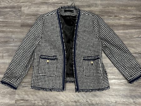 Blazer By Zara Women In Blue & White, Size: Xl For Sale