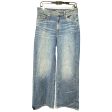 Jeans Wide Leg By Chicos In Blue Denim, Size: 8 Online Hot Sale