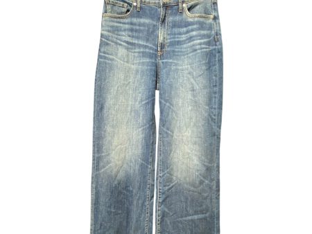 Jeans Wide Leg By Chicos In Blue Denim, Size: 8 Online Hot Sale