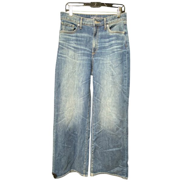 Jeans Wide Leg By Chicos In Blue Denim, Size: 8 Online Hot Sale