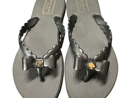 Sandals Designer By Kate Spade In Black, Size: 7 Hot on Sale