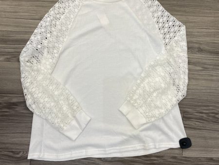 Top Long Sleeve By Clothes Mentor In White, Size: 2x Sale