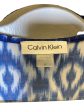 Dress Casual Maxi By Calvin Klein In Blue & White, Size: S Discount