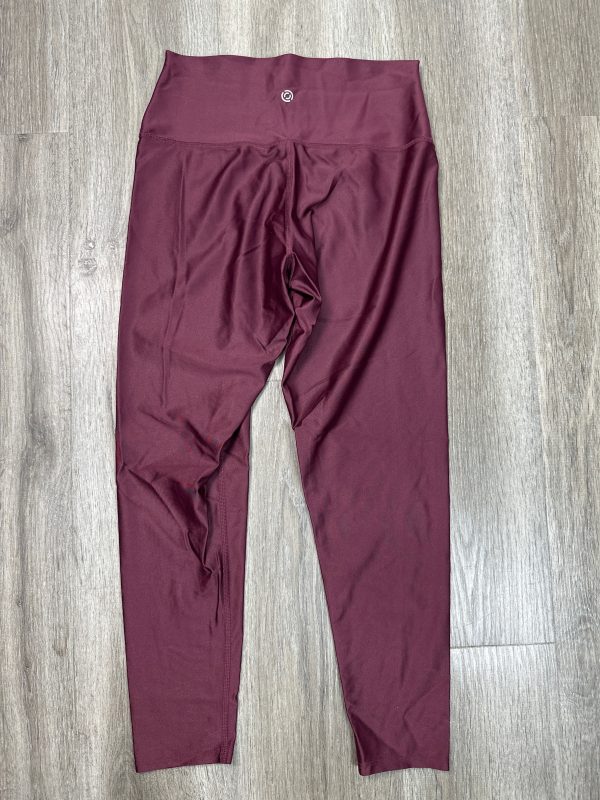 Athletic Leggings By COREIO In Maroon, Size: S Online now