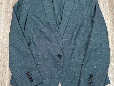 Blazer By Ann Taylor In Teal, Size: L Online Sale