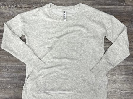 Athletic Sweatshirt Crewneck By Athleta In Grey, Size: S Online now