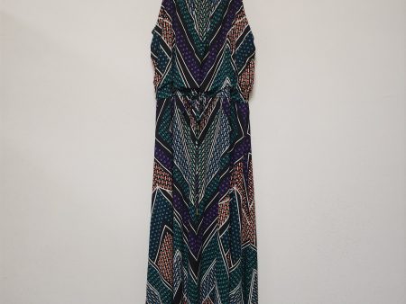 Dress Casual Maxi By Calvin Klein In Multi-colored, Size: M For Cheap