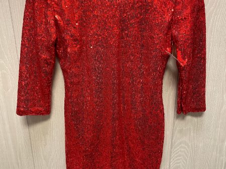 Dress Party Short By Clothes Mentor In Red, Size: M For Cheap