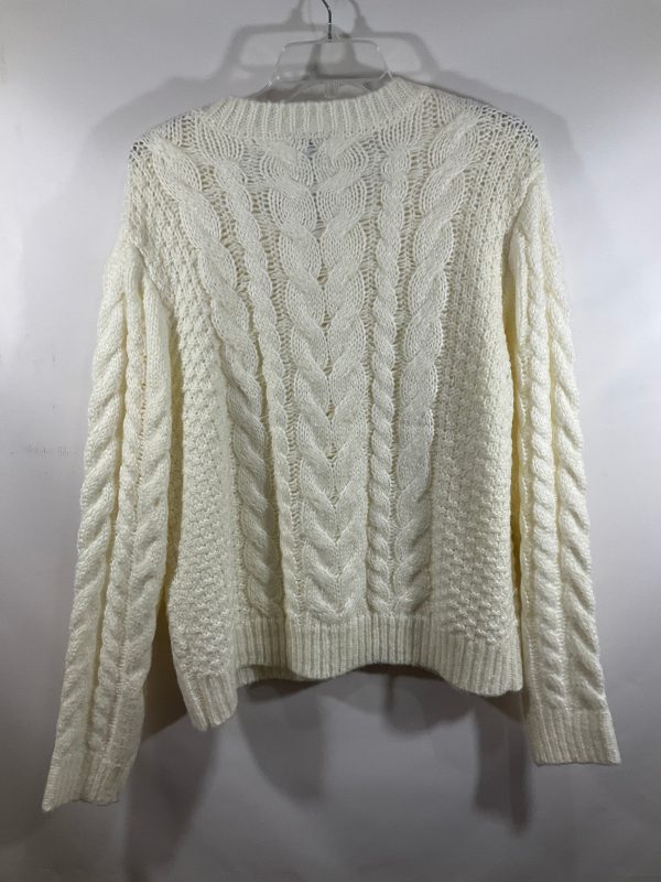 Sweater By Blue Rain In White, Size: Xl For Cheap