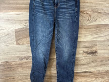 Jeans Jeggings By American Eagle In Blue Denim, Size: 4 Sale