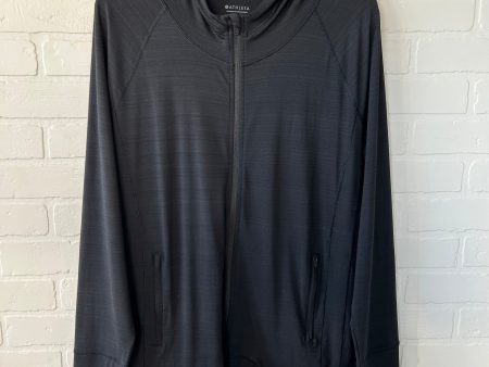 Athletic Top Long Sleeve Hoodie By Athleta In Black, Size: Xl For Discount