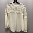 Blouse Long Sleeve By Altard State In Cream, Size: S Cheap