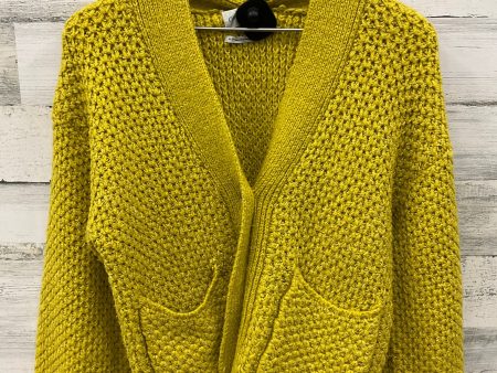 Sweater Cardigan By Urban Outfitters In Gold, Size: Xs For Discount