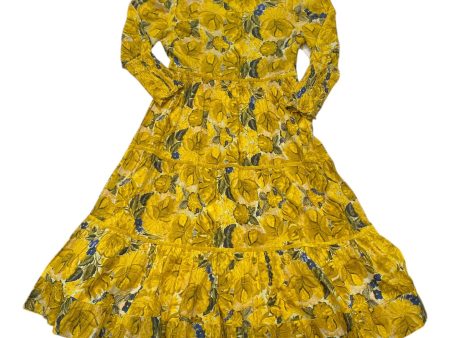 Dress Casual Maxi By Ros Garden In Yellow, Size:S Fashion