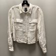 Blouse Long Sleeve By Gap In Cream, Size: S Online