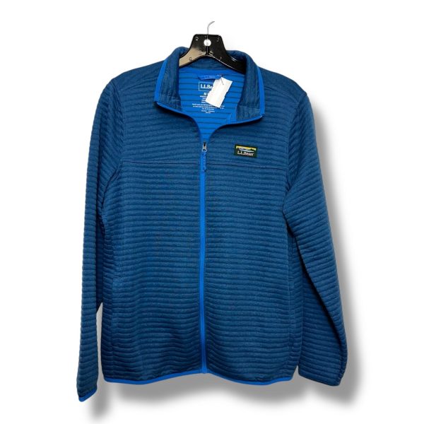 Athletic Jacket By L.l. Bean In Blue, Size: M Discount