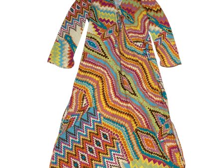 Dress Casual Maxi By Zara In Multi-colored, Size: Xl Discount