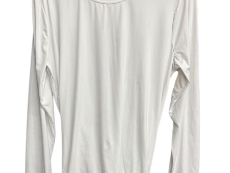 Athletic Top Long Sleeve Crewneck By Spanx In White, Size: Xl Sale