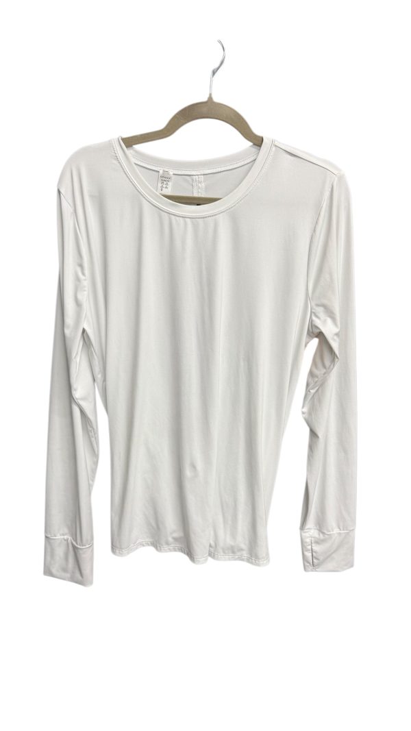 Athletic Top Long Sleeve Crewneck By Spanx In White, Size: Xl Sale